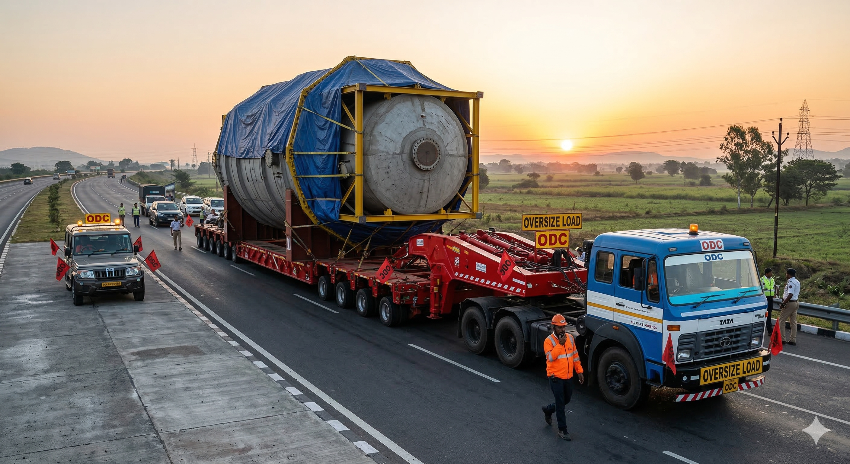Over Dimensional Cargo (ODC) Transport: Safe Logistics for Heavy and Oversized Equipment
